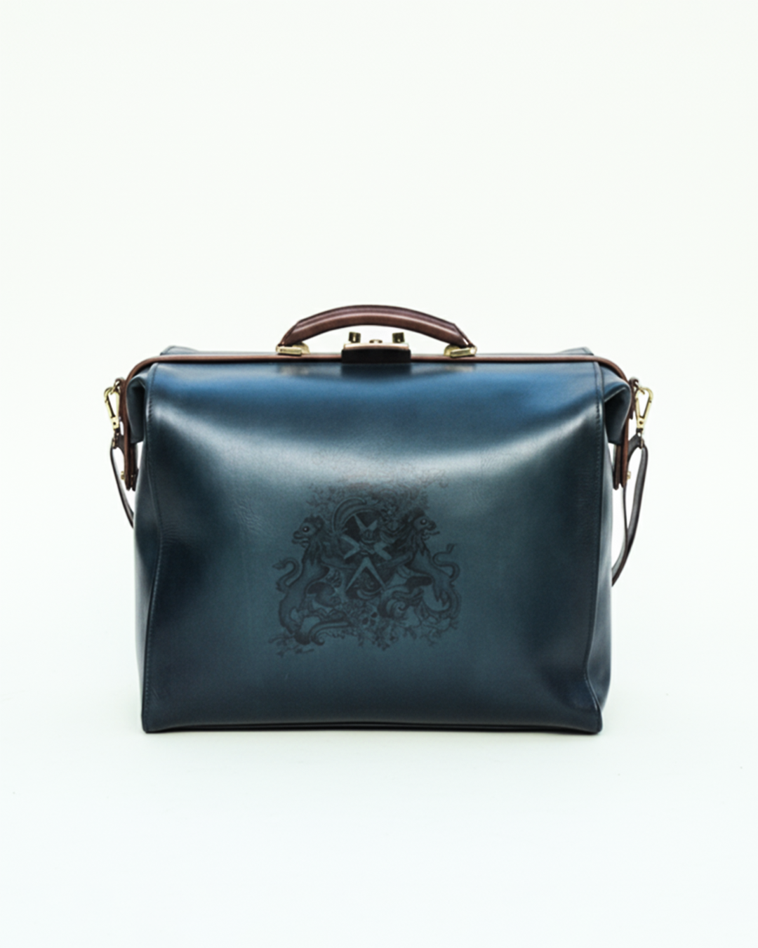 Handpainted Leather Duffle