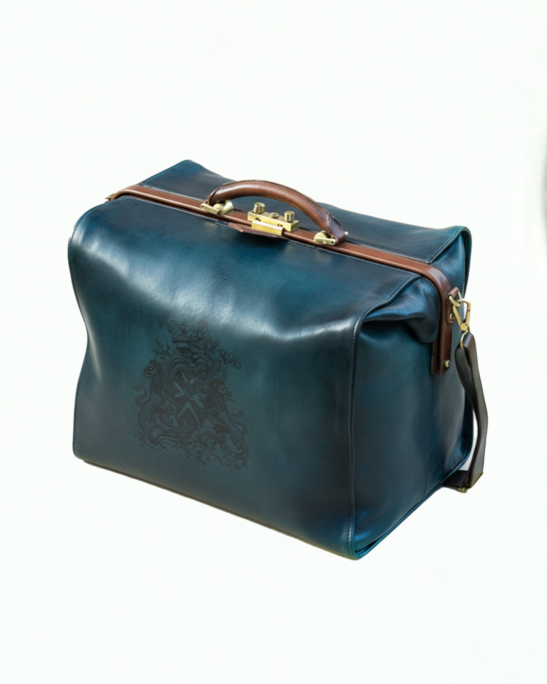 Handpainted Leather Duffle