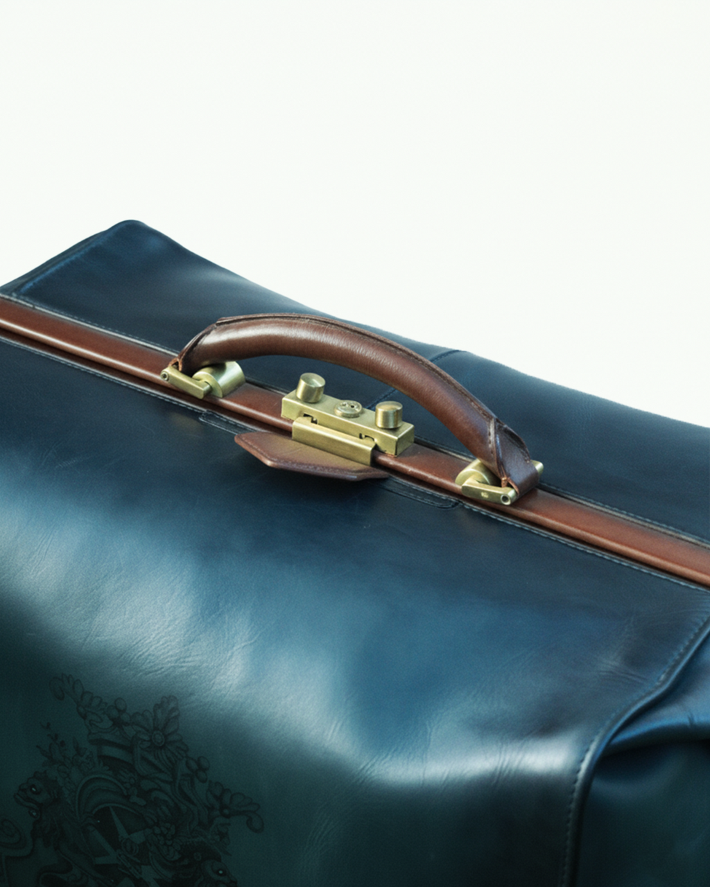 Handpainted Leather Duffle