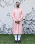 Handwoven Rawsilk Embroidered Sherwani