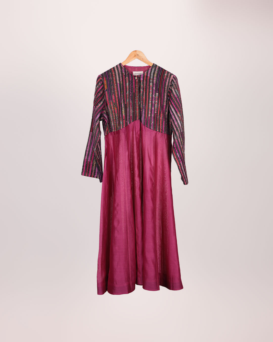 Pink Handwoven Kurta