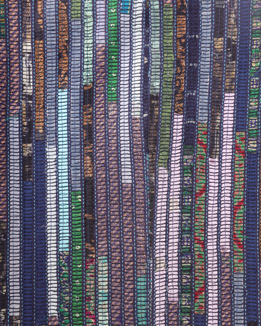 Gaurang Men × Paiwand Multi-Weave Bandhgala - Blue