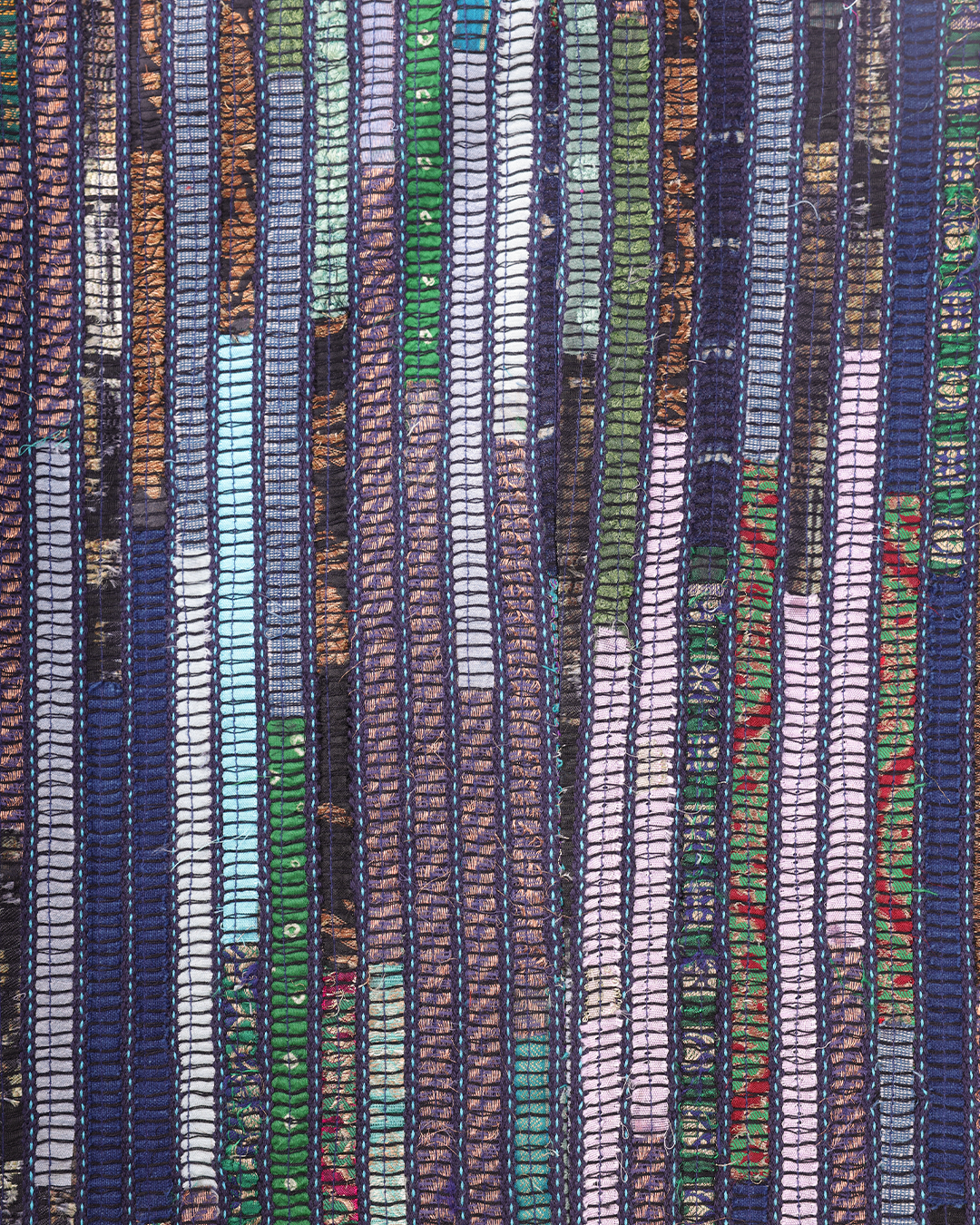 Gaurang Men × Paiwand Multi-Weave Bandhgala - Blue