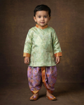 Handwoven Kanjeevaram Dhoti Set