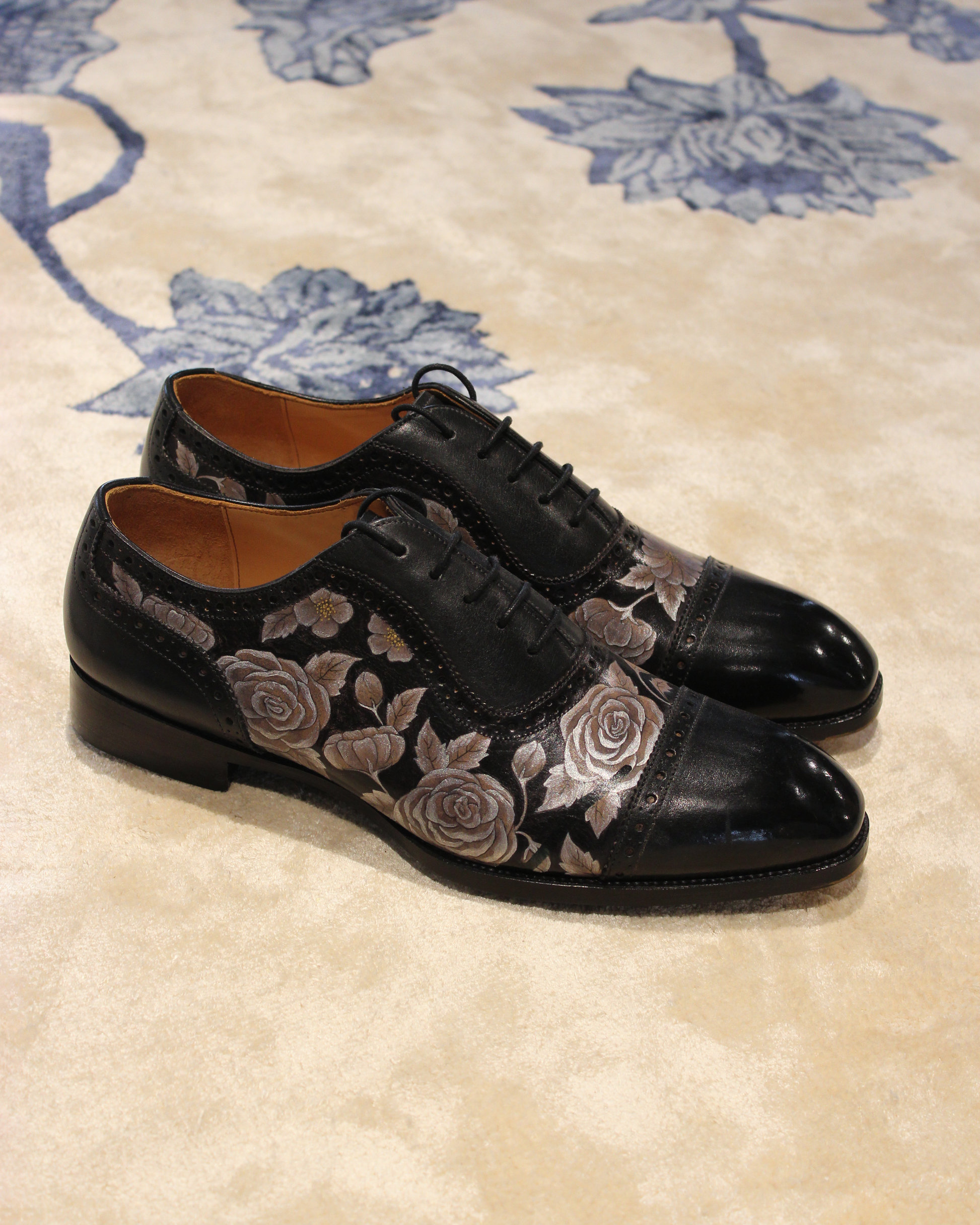 Aziz Hand Painted Adelaide Oxford