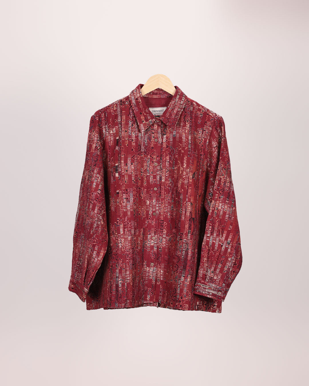 Red Handwoven Shirt
