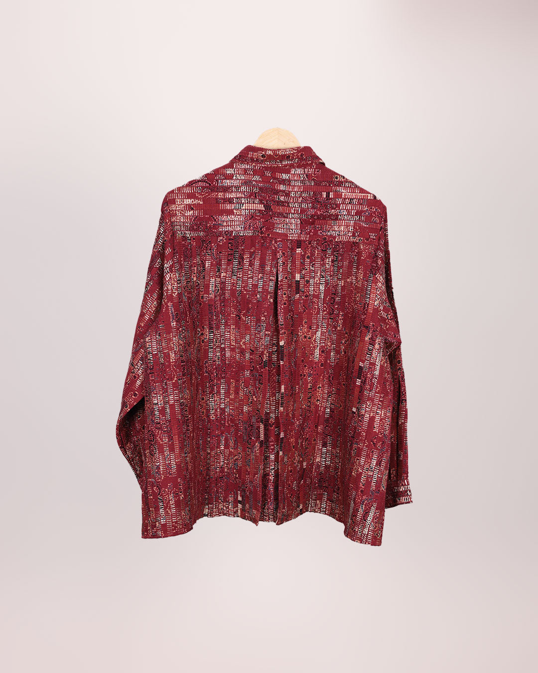 Red Handwoven Shirt