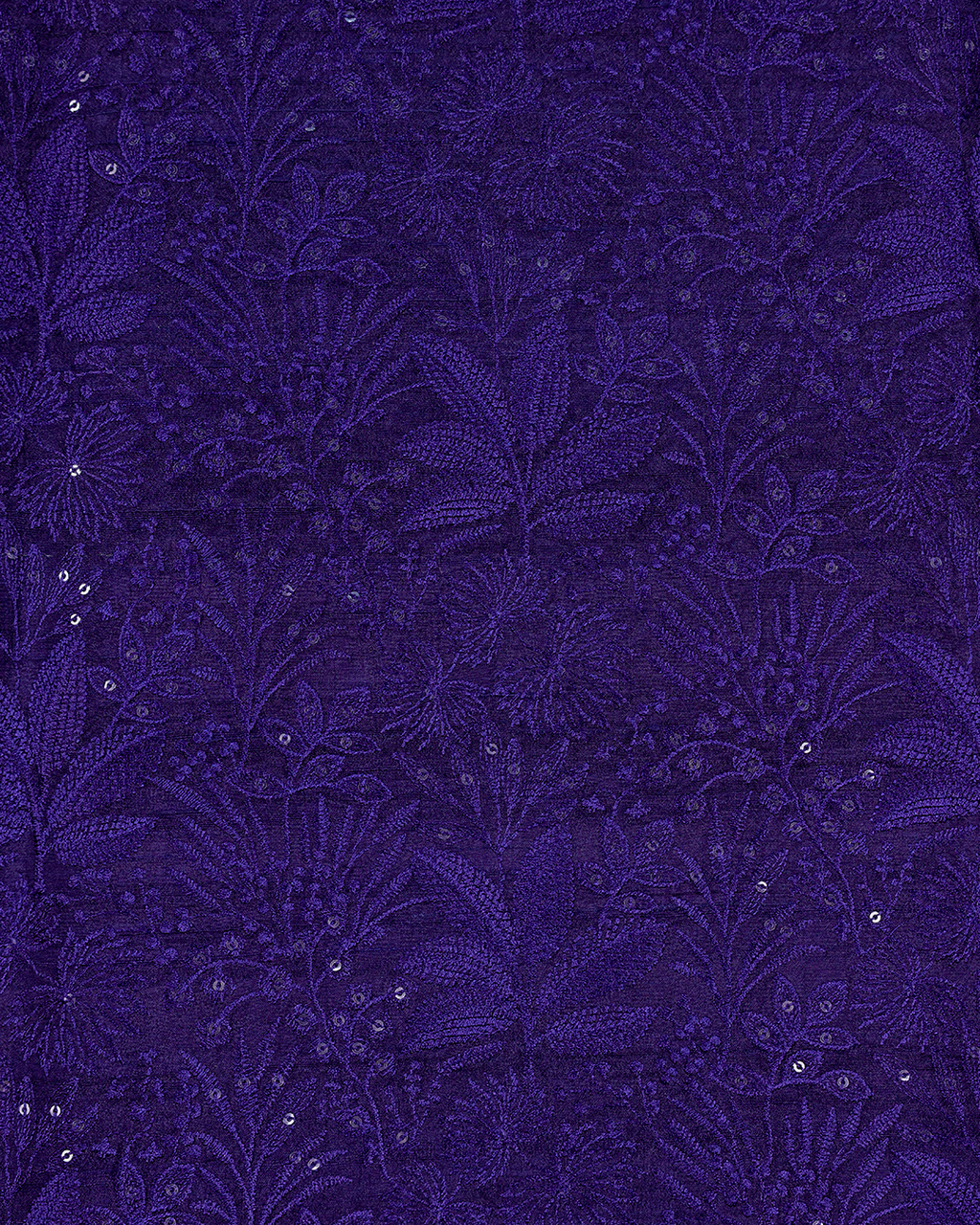 Navy Blue Handwoven Tussar Silk Embroidered  Bandhgala