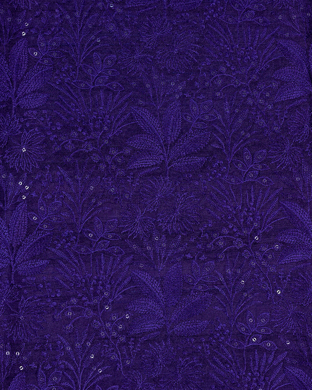 Navy Blue Handwoven Tussar Silk Embroidered  Bandhgala