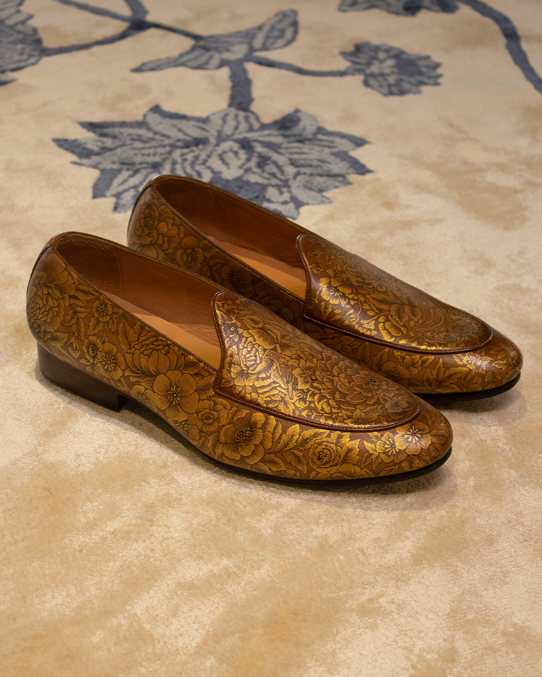 Zahab Hand Painted Belgian Loafer