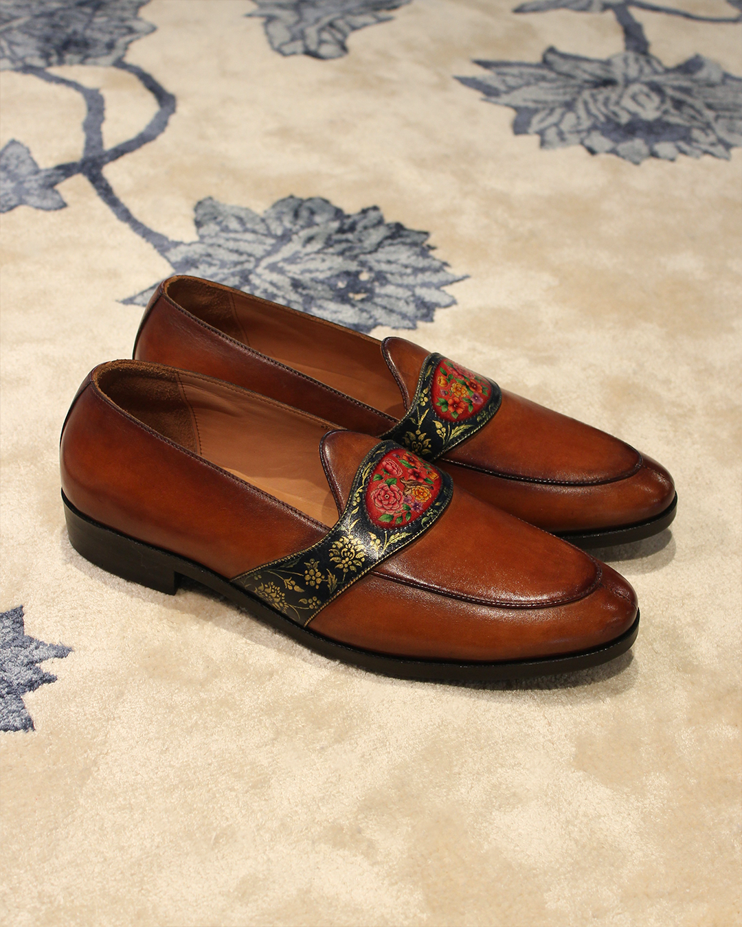 Azhar Hand Painted Belgian Loafer