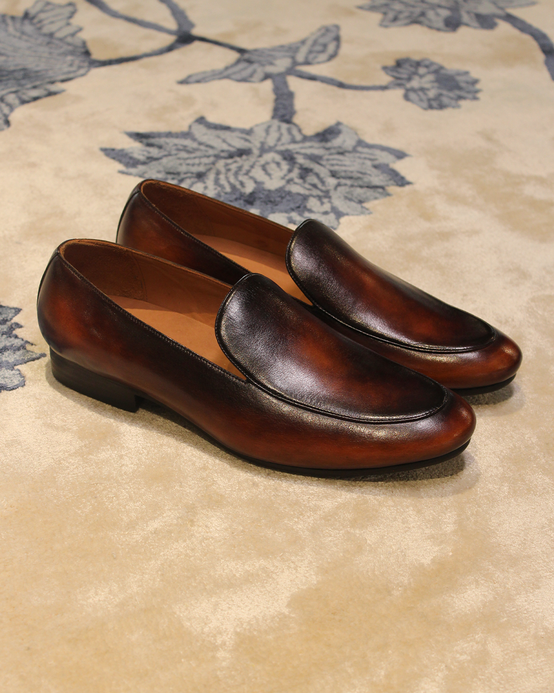 Patinated Belgian Loafer
