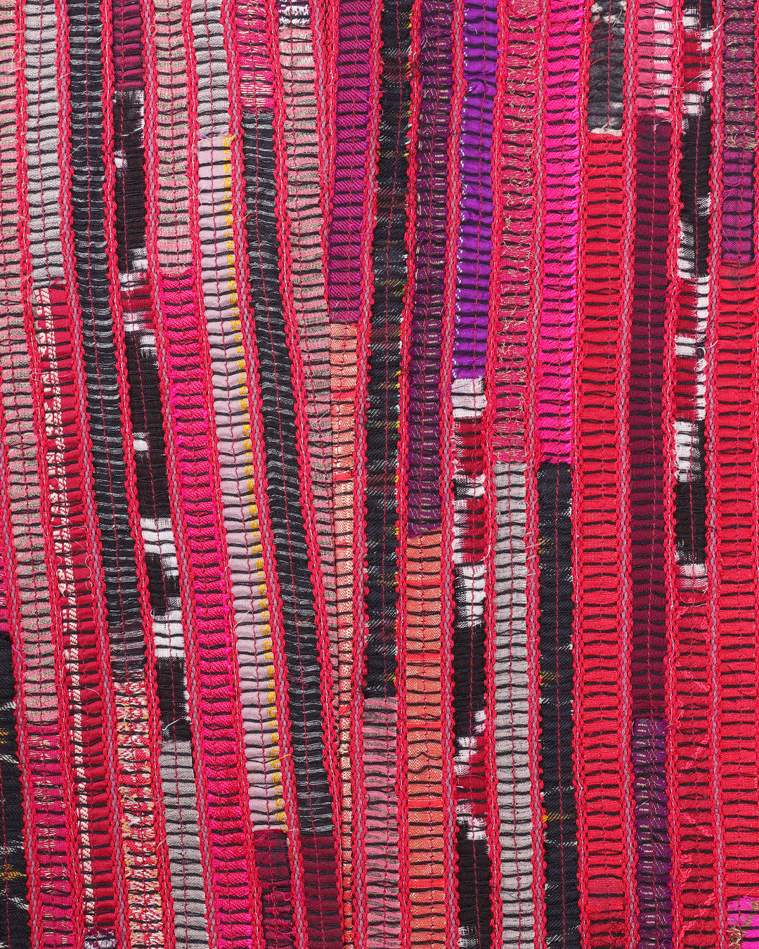 Gaurang Men × Paiwand Multi-Weave Bandhgala - Red