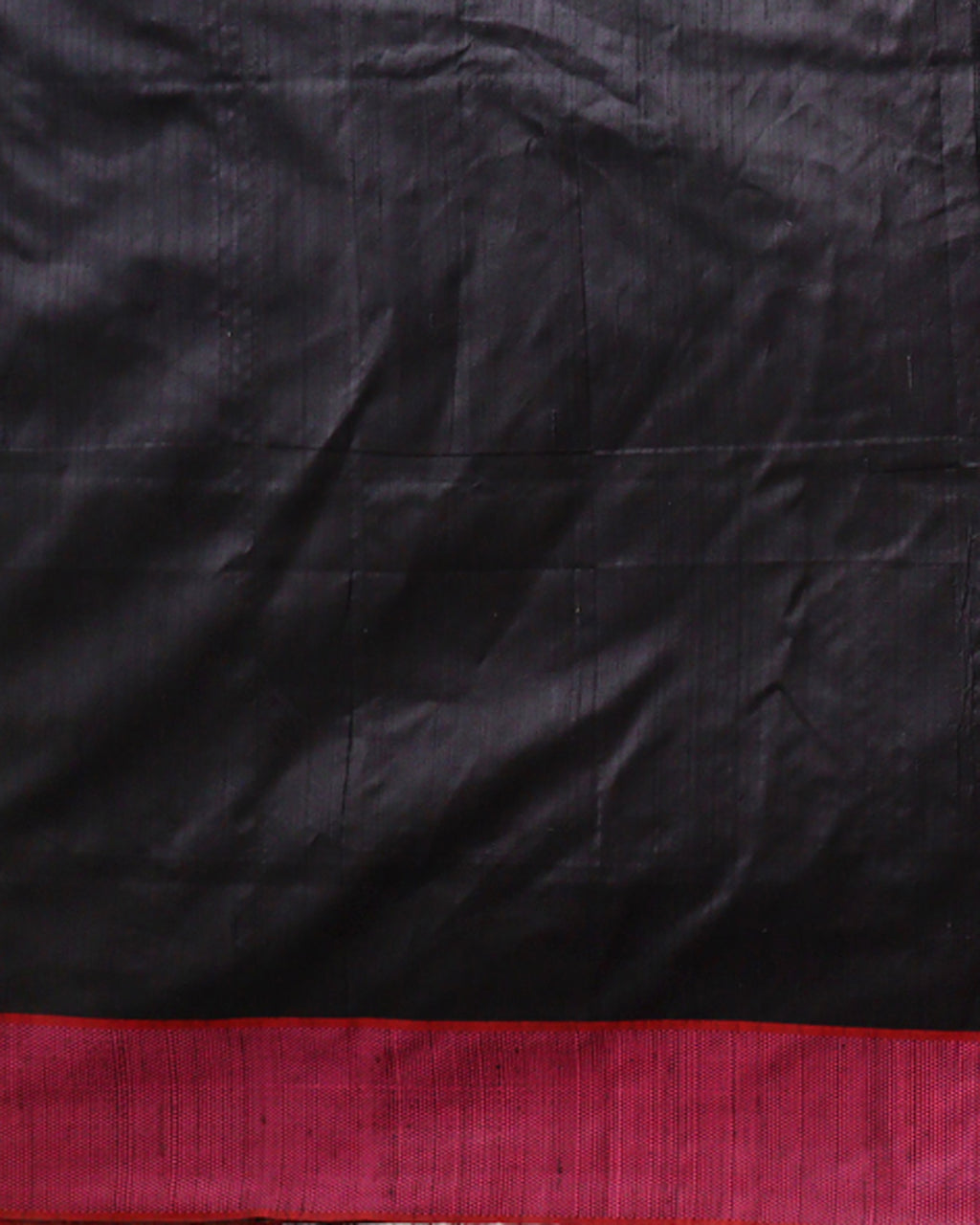 Black Maheshwari Silk Saree