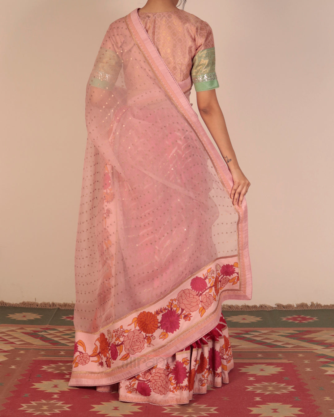 Pink Silk Lehenga