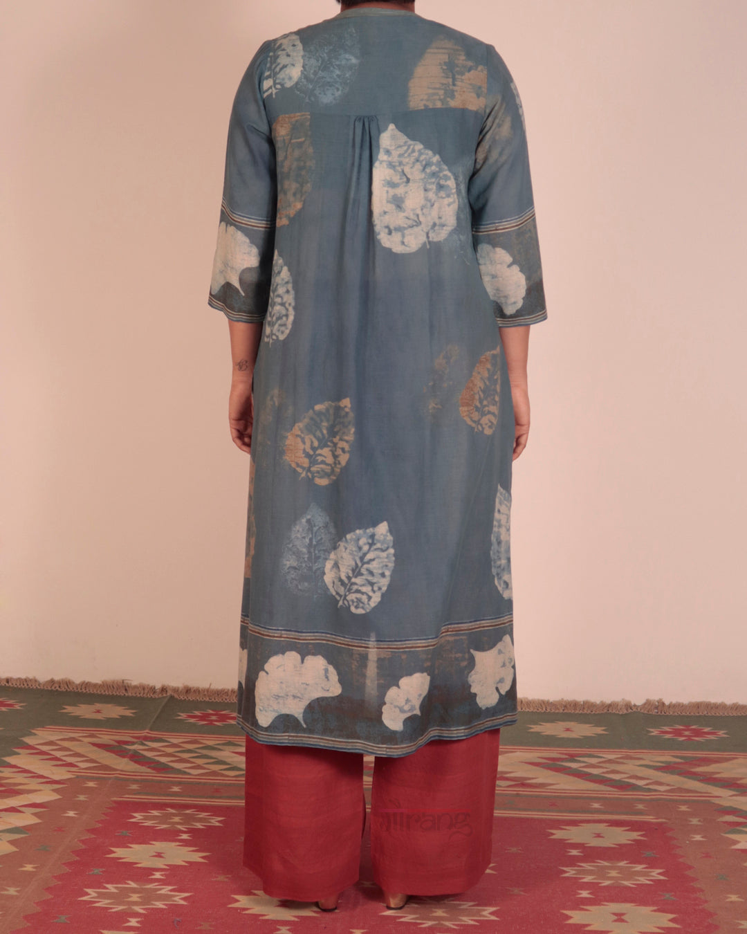 Blue Printed Kurta
