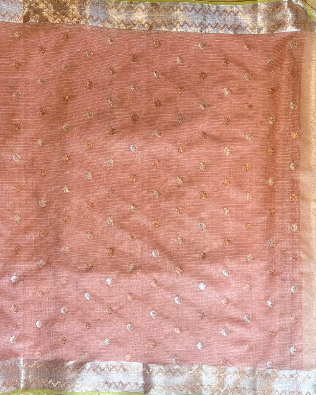 Pink Kota Silk Saree