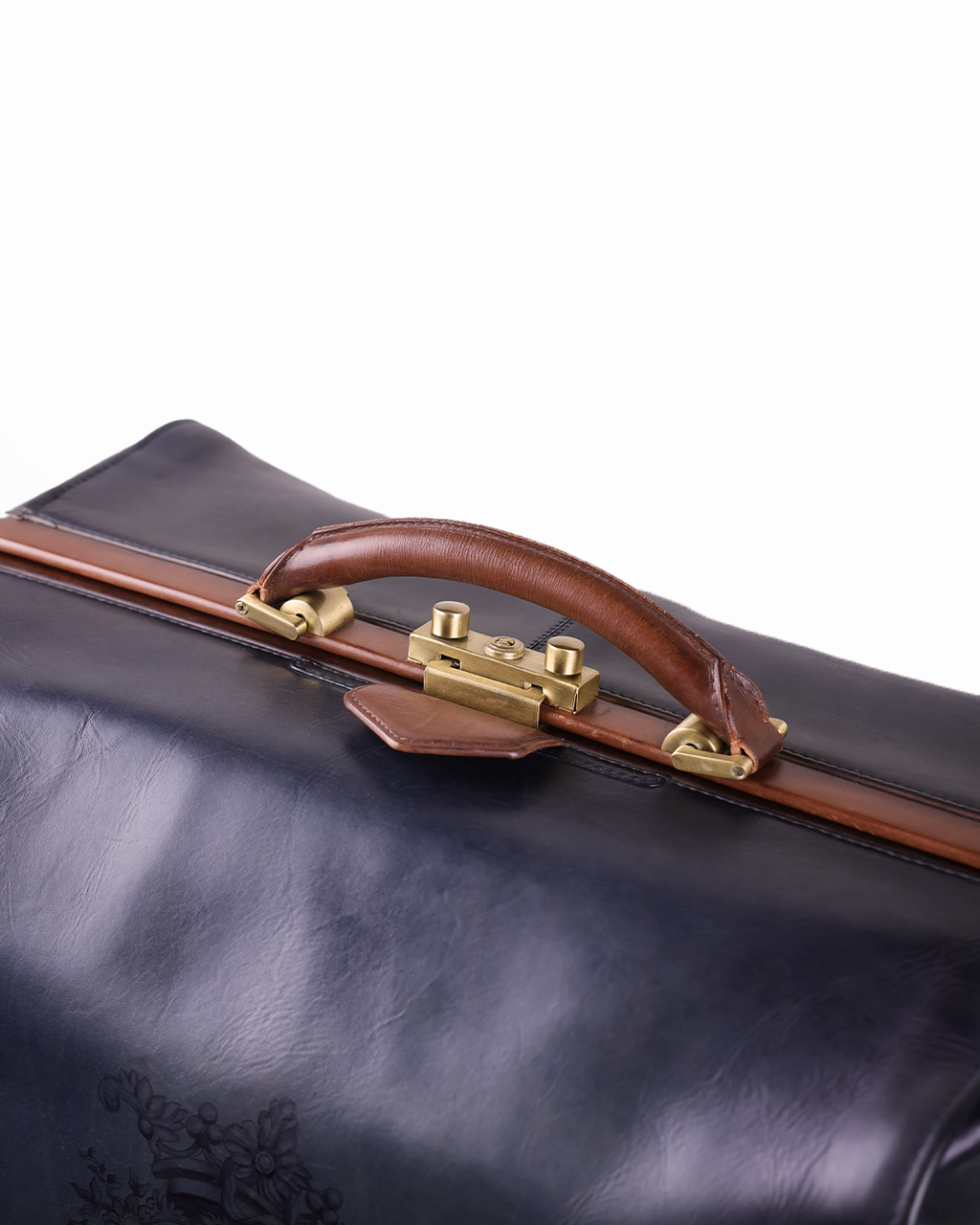Handpainted Leather Duffle