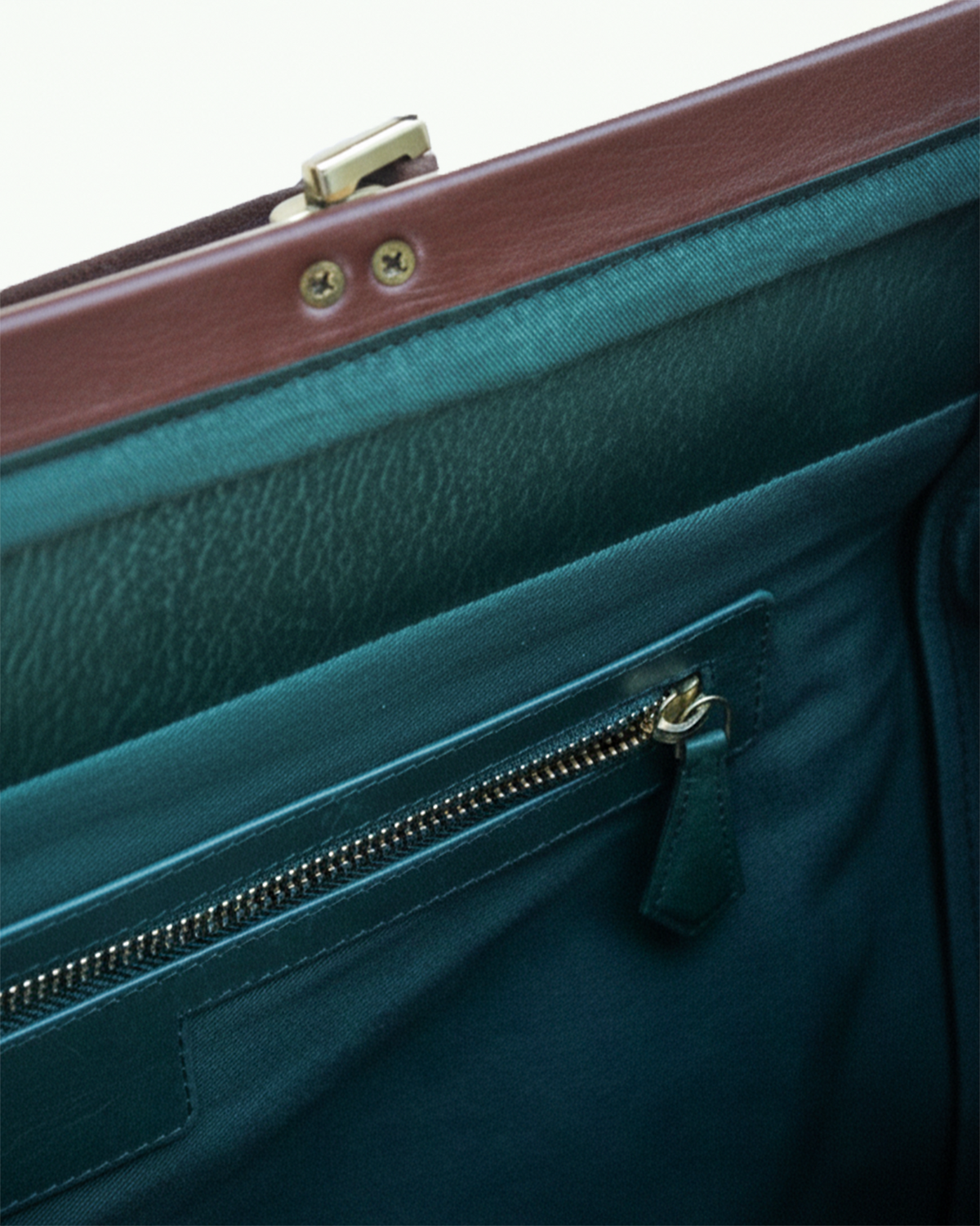 Handpainted Leather Duffle