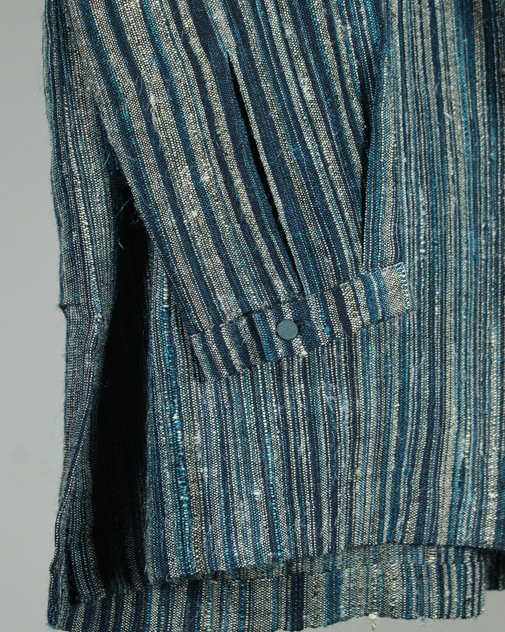 Green Handwoven Muga Silk Short Kurta