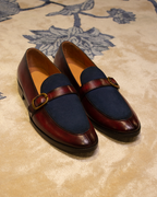 Patinated Single Monk Loafer