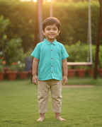 Half Sleeve Shirt With Collar