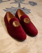 Hand Painted Velvet Slipper