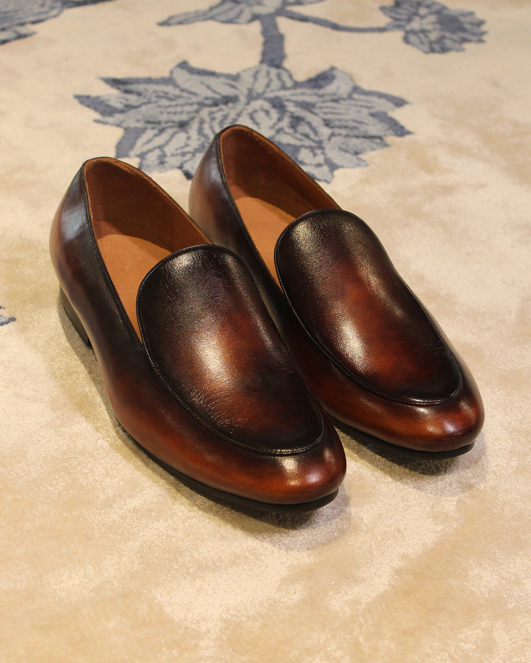 Patinated Belgian Loafer