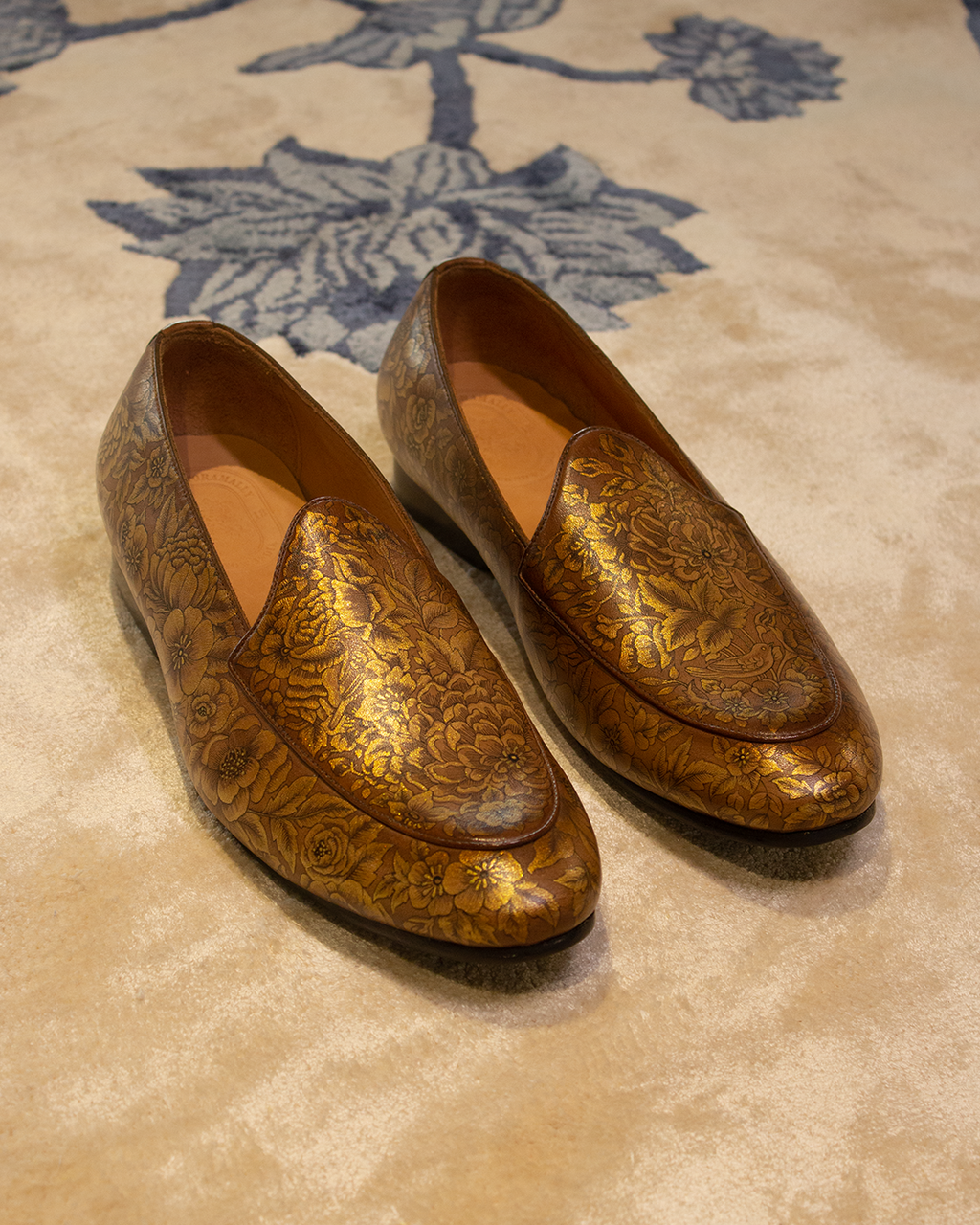 Zahab Hand Painted Belgian Loafer