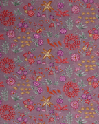 Pink Handwoven Chanderi Cotton Embroidered Kurta