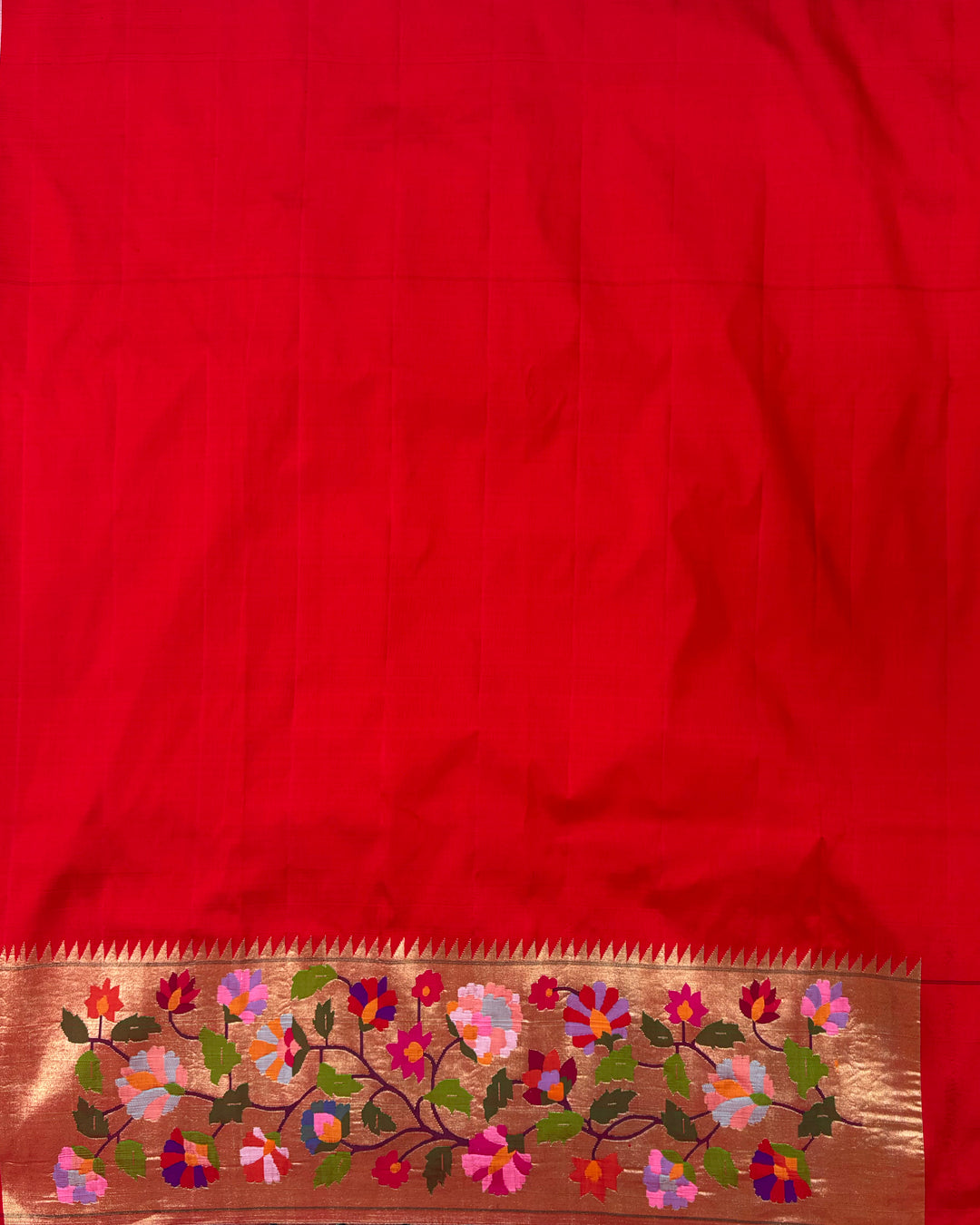 Red Paithani Saree