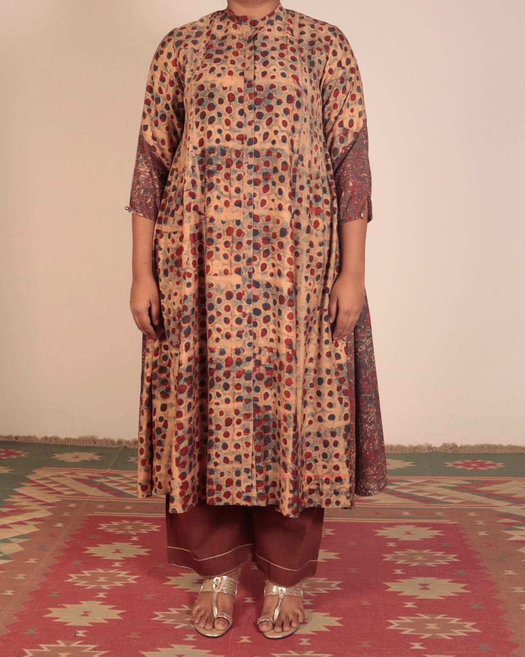 Yellow Printed Kurta