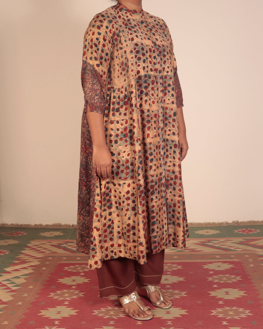Yellow Printed Kurta