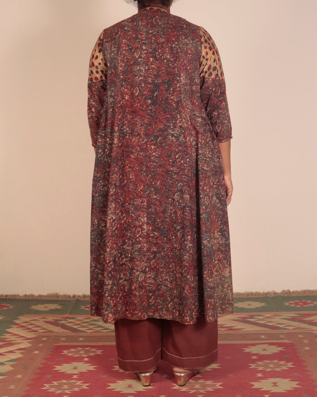 Yellow Printed Kurta