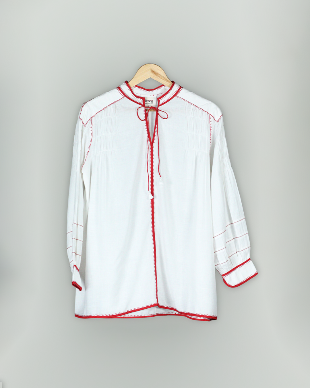 White Handwoven Cotton Shirt