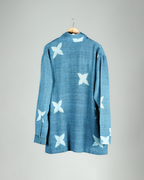 Teal Handwoven Muga Silk Short Kurta