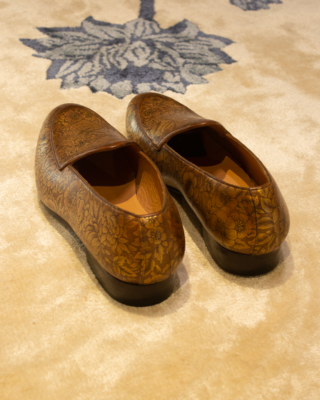 Zahab Hand Painted Belgian Loafer