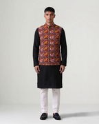 Red Handwoven Patan Patola Bandi