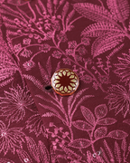 Maroon Handwoven Tussar Silk Embroidered Bandhgala