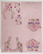 Pink Hand-Embroidered Lehenga with Floral Artistry