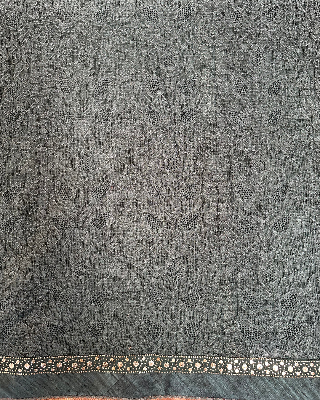 Blue Banaras Chanderi Lehenga