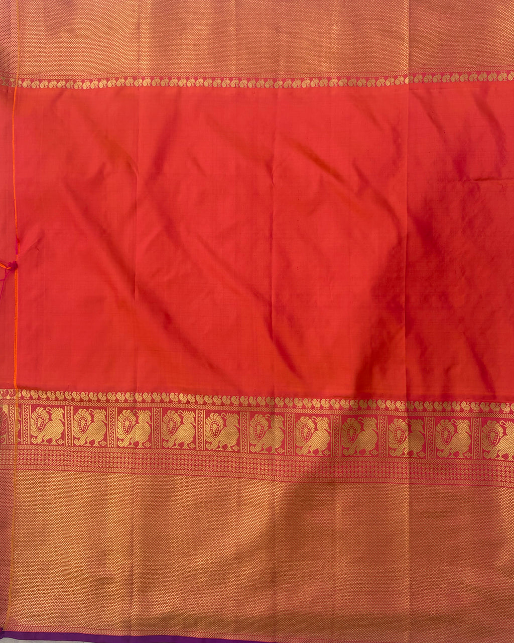 Yellow Kanjeevaram Silk Saree