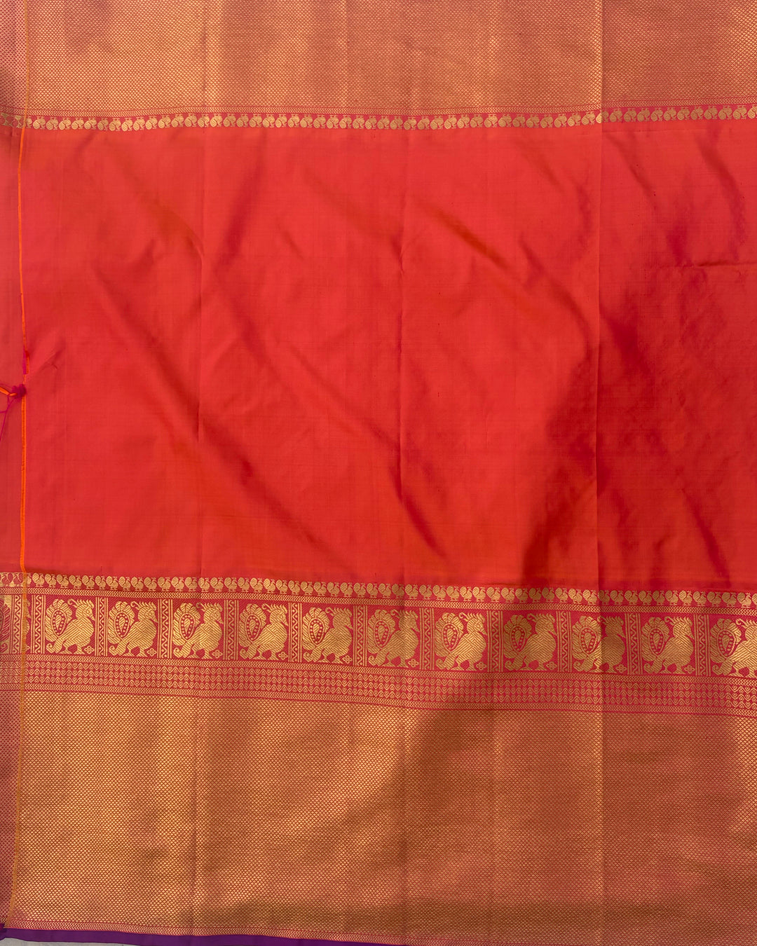 Yellow Kanjeevaram Silk Saree