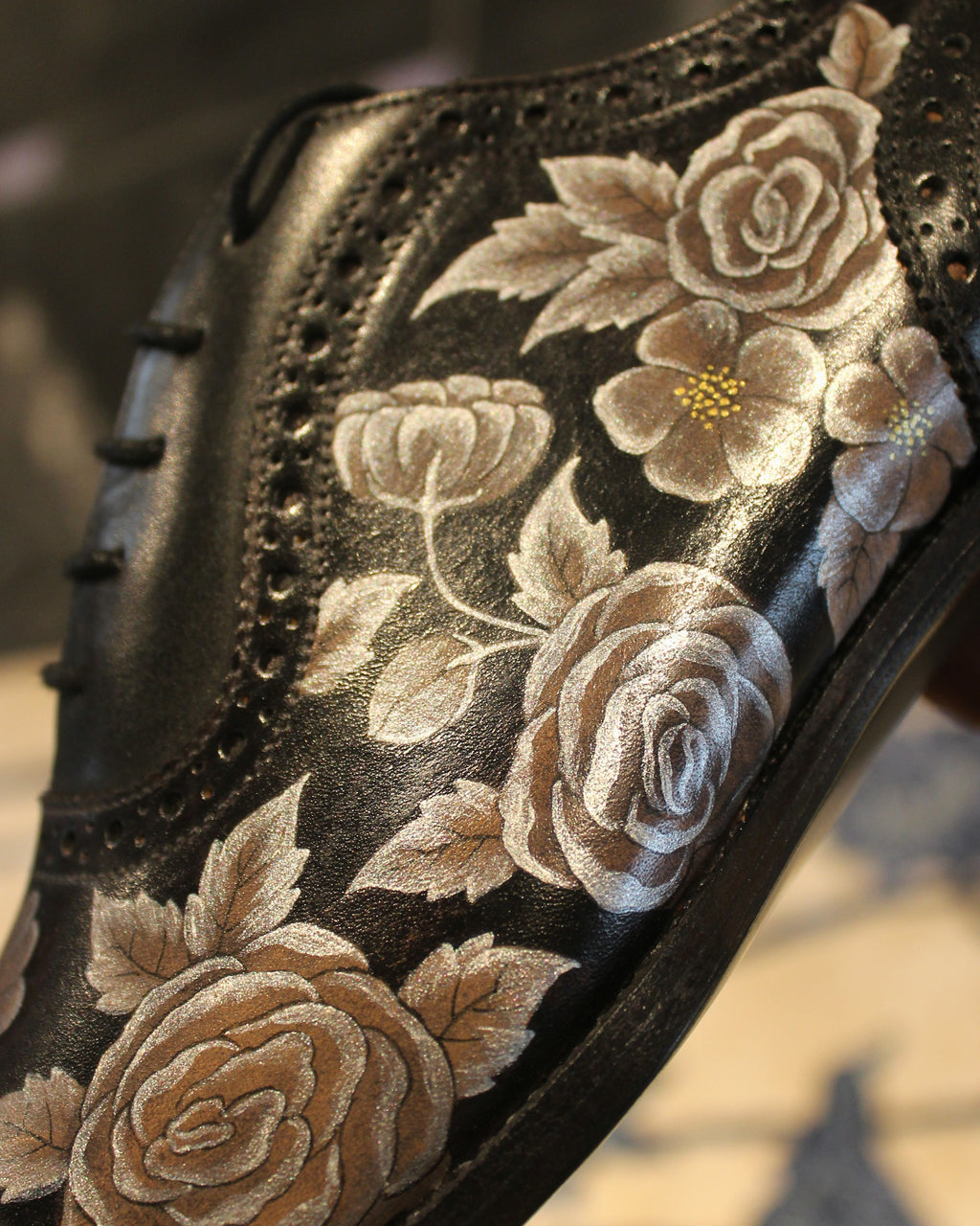 Aziz Hand Painted Adelaide Oxford