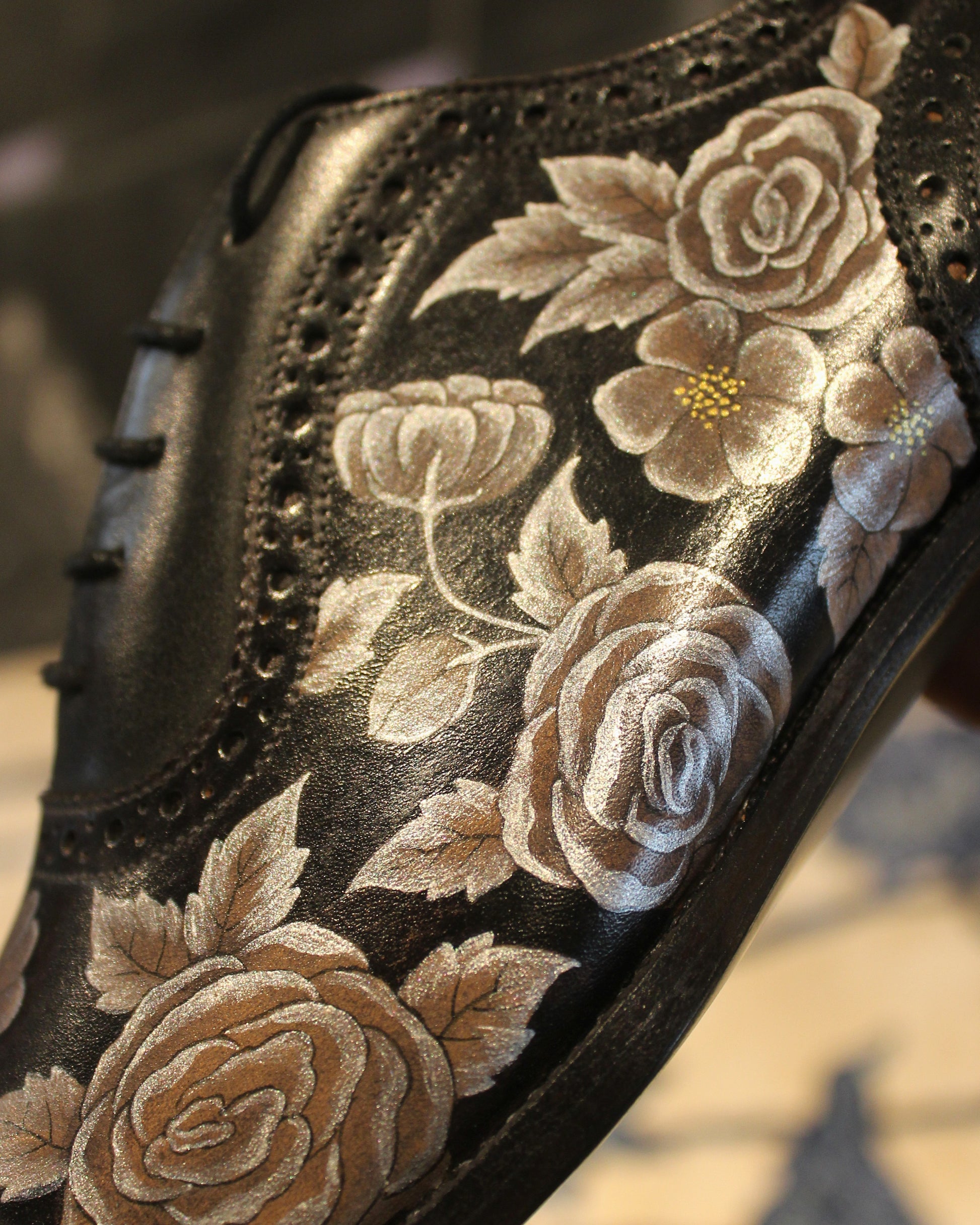 Aziz Hand Painted Adelaide Oxford
