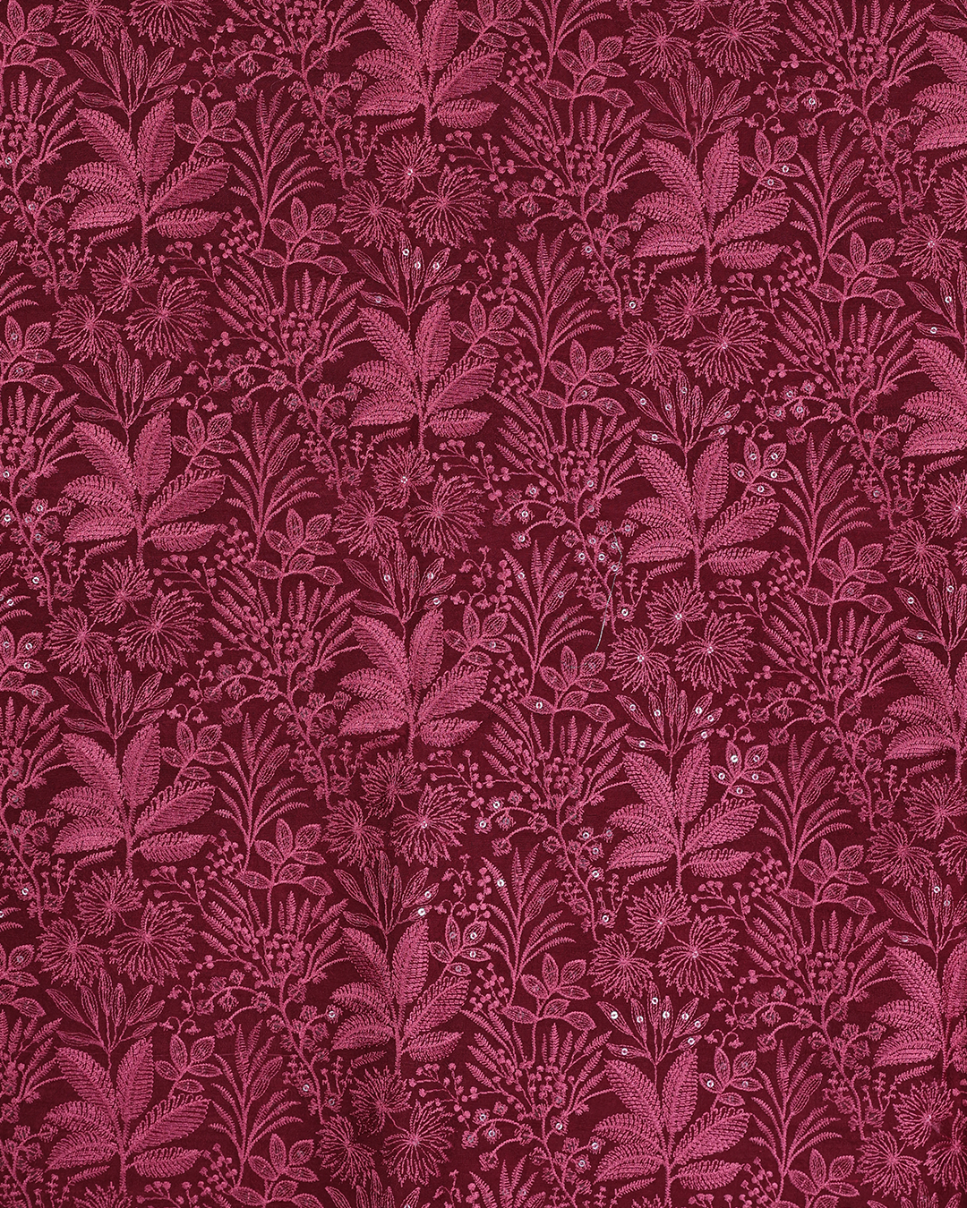 Coral Red Handwoven Tussar Silk Embroidered Bandhgala