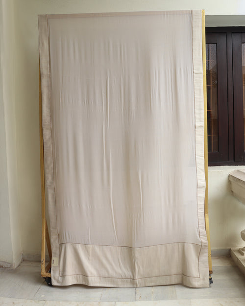 Beige Chiffon Saree