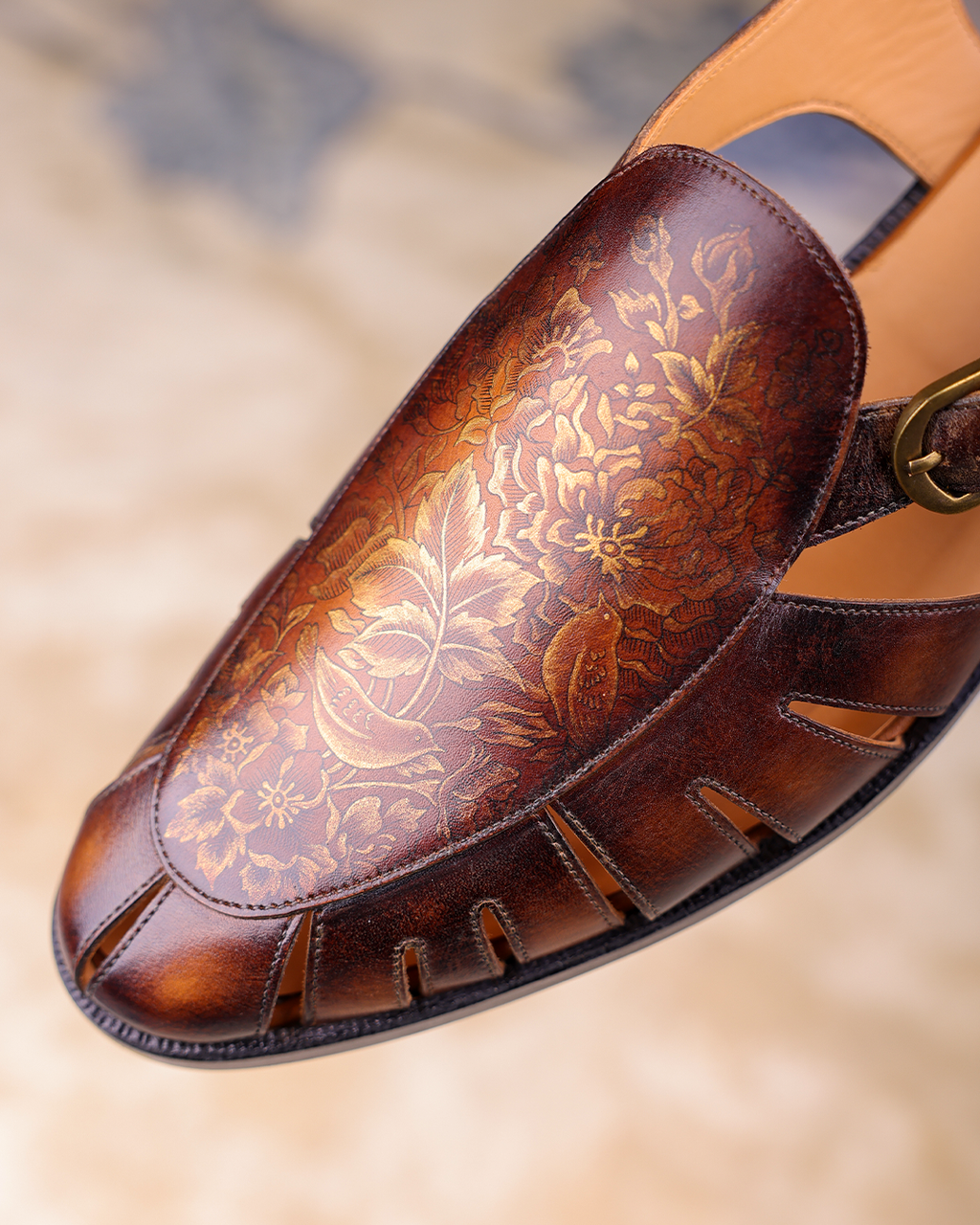 Handpainted Fisherman Sandal
