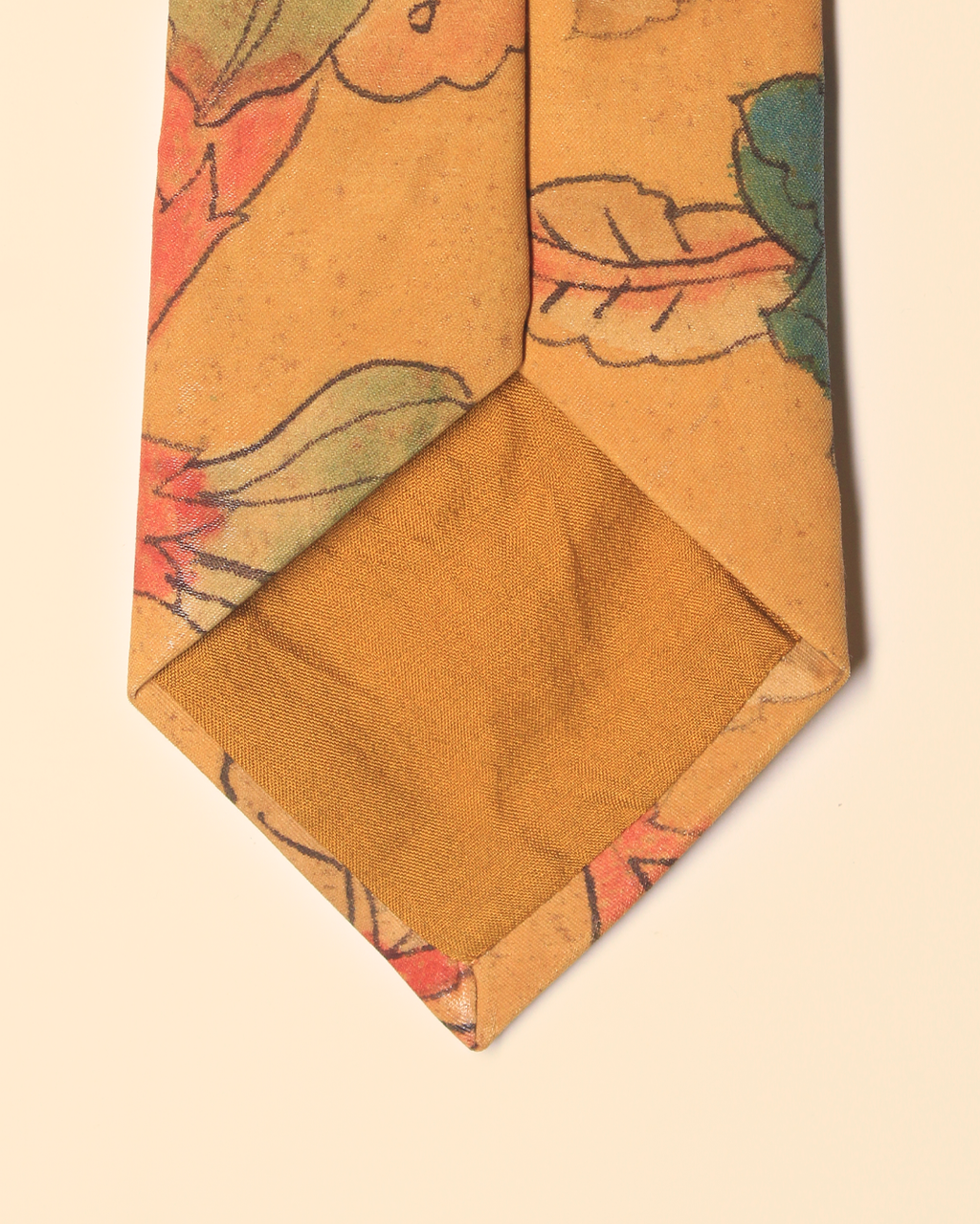 Handpainted Kalamkari Tie