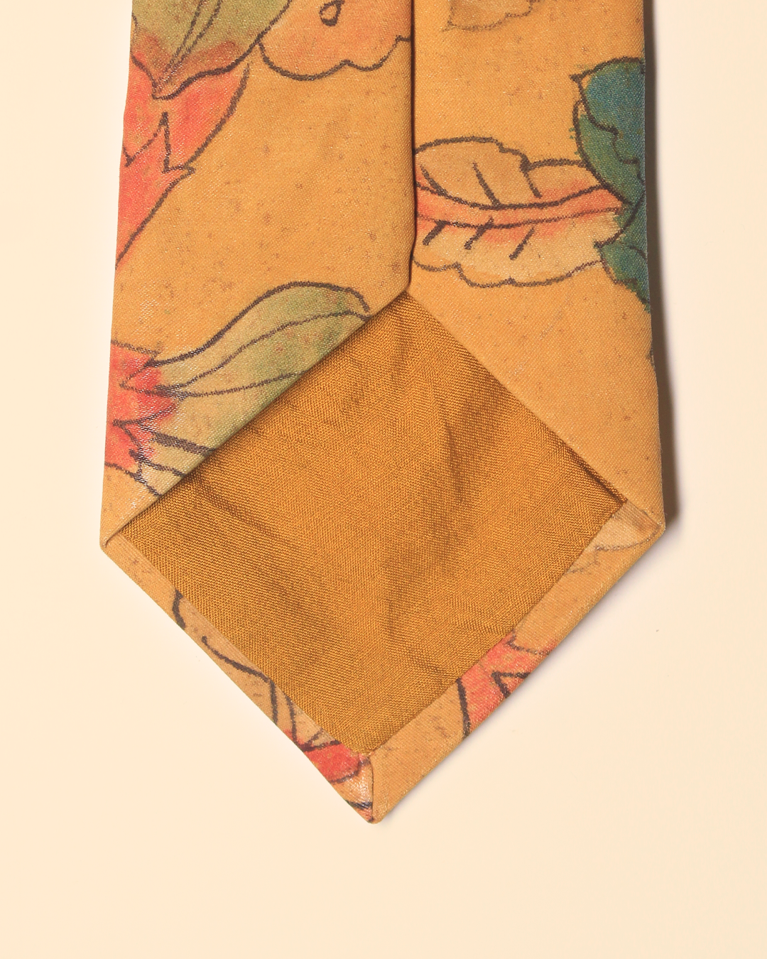 Handpainted Kalamkari Tie